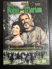 Robin and Marian DvD Starring Sean Connery, Audrey Hepburn, and Robert Shaw 