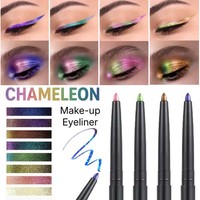 Eyeliner Chameleon Makeup Aurora Eyeshadow Pencil Metallic Rainbow Multichrome