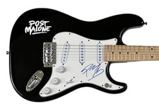 Post Malone Signed Autograph Electric Guitar Austin Post Beckett COA