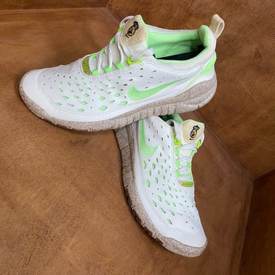 Nike Free Run Trail Happy Pineapple Shoes Men's Sz 8.5 Beige Sneakers CZ9079-100