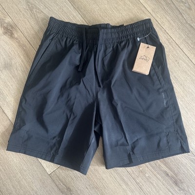 Unipro Trek Shorts Mens Qwick Dry Stretch Outdoor Activewear Black Small