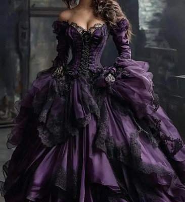 fuchsia evening dresses Fuchsia Satin Gown Black Accent & Bow Detail