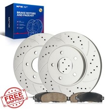 KAX Front Brake Kit Rotors Pads Saturn Vue 02-07 Equinox 05-06 Torrent 06