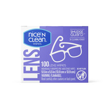 Nice 'n Clean SmudgeGuard Lens Cleaning Wipes 100 Total Wipes