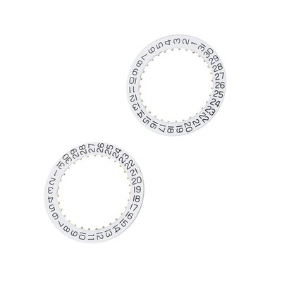 2X Date Indicator Calendar Wheel Disc Plate AT 3 For ETA 2804-2 2824-2 2892A2