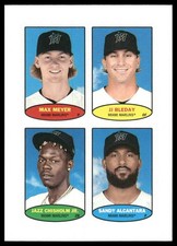 Max Meyer / 2023 Topps Heritage # Miami Marlins