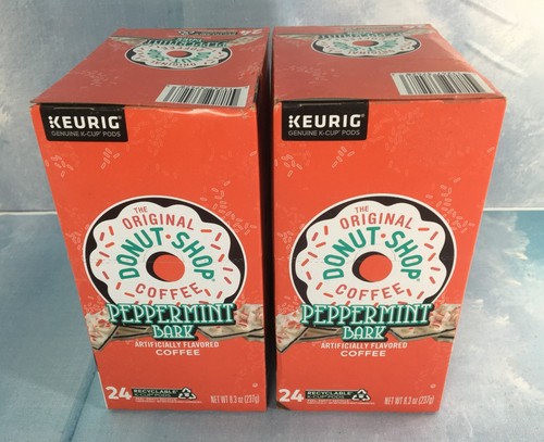 Original Donut Shop Peppermint Bark 2 Packs, 48 Keurig K-Cup Pods Total BB 8/26