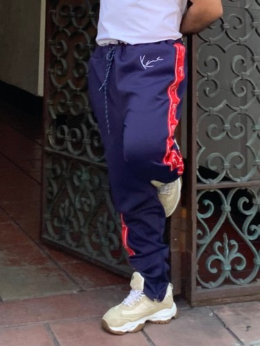 Men's Karl Kani Navy | Red | White Sweatpants NWT - Picture 3 of 7