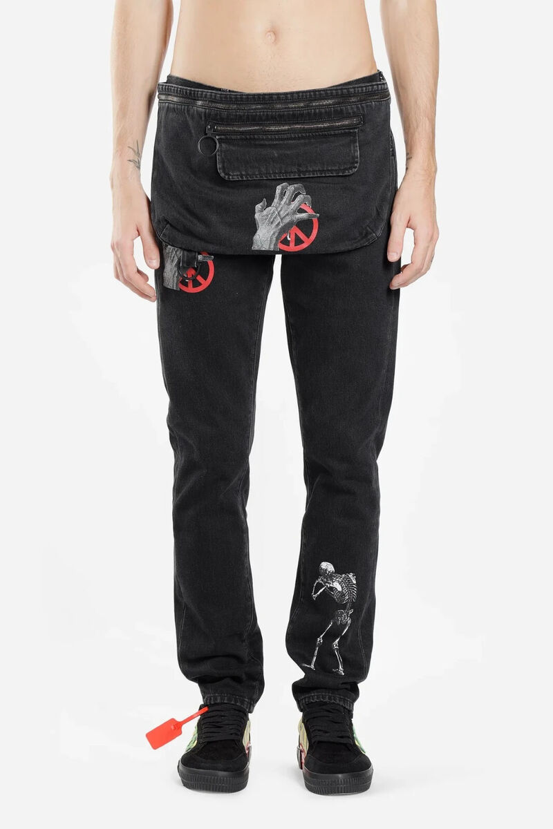 OFF-WHITE VIRGIL ABLOH X UNDERCOVER Black Bones Skeleton OFF-WHITE VIRGIL ABLOH X UNDERCOVER Black Bones Skeleton