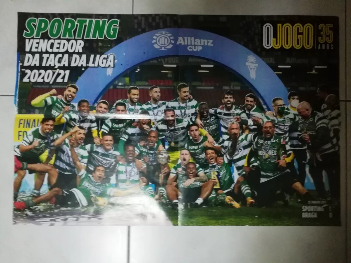 O JOGO GIANT POSTER (60 x 40) SPORTING CP PORTUGUESE LEAGUE CUP 20