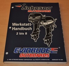 Johnson EVINRUDE ED 2 - 8 PS 1995 Außenbordmotor Motor Werkstatthandbuch OMC