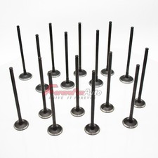 16pcs Intake Exhaust Valves For 1992-2005 Honda Civic 1.6l 1.7l D16y7 D16y8 D16z