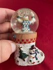 Vintage Snowman - Mini Snow Globe: No Scratches — photo 2