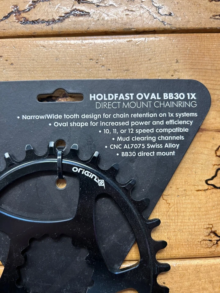 Origin8 32 Tooth Holdfast Oval BB30 1x Narrow Wide Direct Mount Chainring - Image 2 of 4