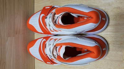 Nike Force Savage Turf  Mid Football Shoes Mens 14 White Orange s-l400.jpg main image 2