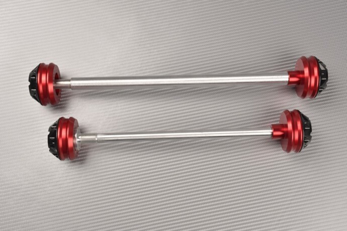 Sliders de fourche en aluminium CNC rouge pour moto de course Yamaha R6 2006 2007