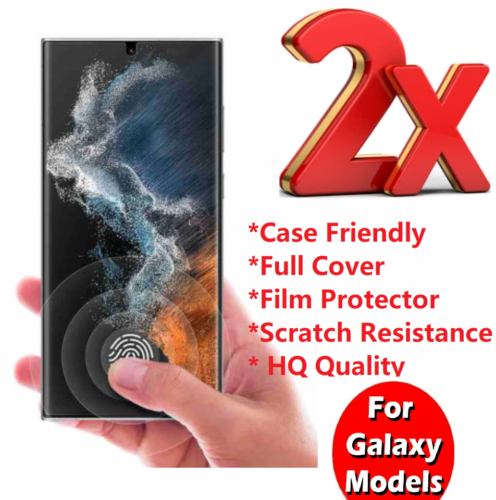 For SAMSUNG Galaxy S22 S23 S21 S20 S10 Plus Ultra 5G TPU FILM Screen Protector - Picture 1 of 7