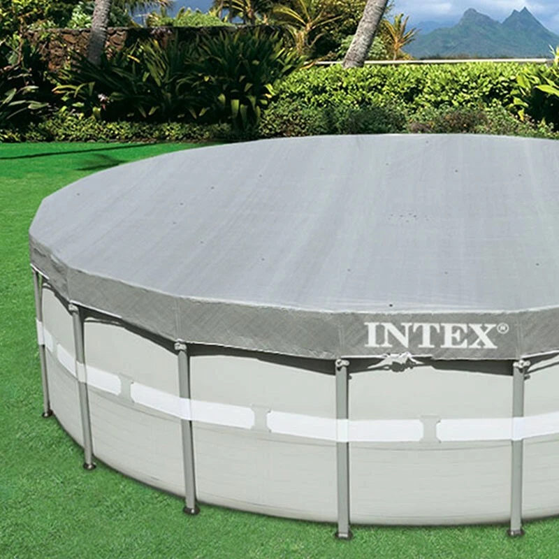 Intex 549 Abdeckplane Poolabdeckung Plane Pool Abdeckung Pool Ultra Frame 28041 - Bild 3 von 4