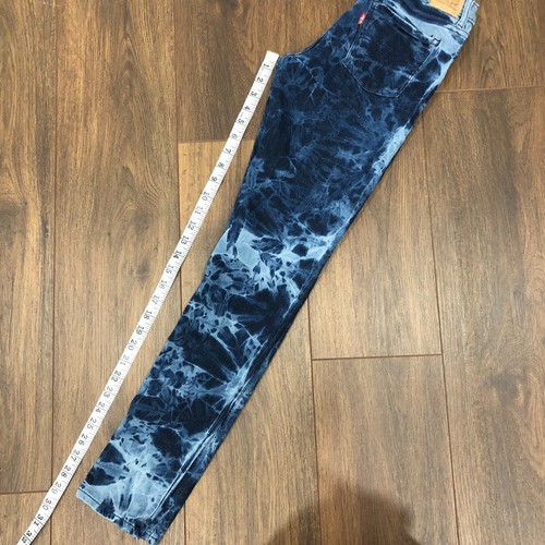 Levi's 710 Super Skinny Acid Wash Tie Dye Girls Sz 16 Reg Jeans Casual Everyday - Picture 4 of 12