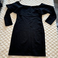 forever 21 dress black large off the shoulder