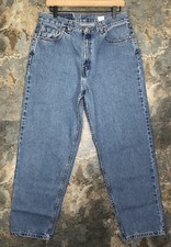 Vintage Levis 560 Loose Fit Womens 16S Mom Jeans Light Wash Blue Denim USA Made