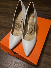 Sam Edelman Women's Hazel Pump/Bright White, US 7.5