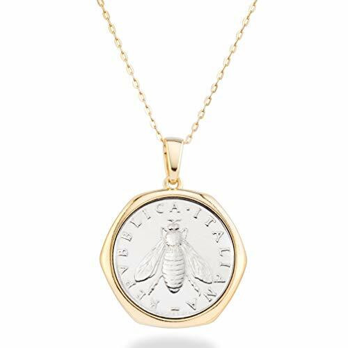 Lira Bee Coin Pendant Necklace | eBay