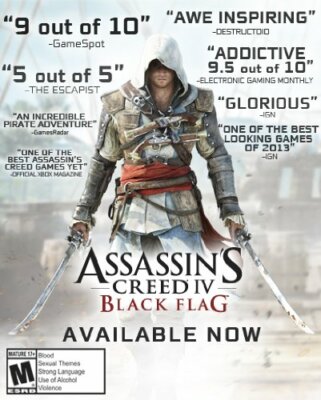 Assassin's Creed IV Black Flag Playstation 4 PS4 PS5 Ubisoft Battle - Brand  New!