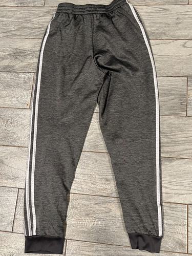 Adidas Boys Sweatpants Joggers XL 18 20 Extra Large Gray Track Pants Youth - Picture 4 of 9