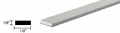 CRL DV2412A Satin Anodized 1/2" Aluminum Flat Bar Extrusion 144" Stock Length - Picture 2 of 3