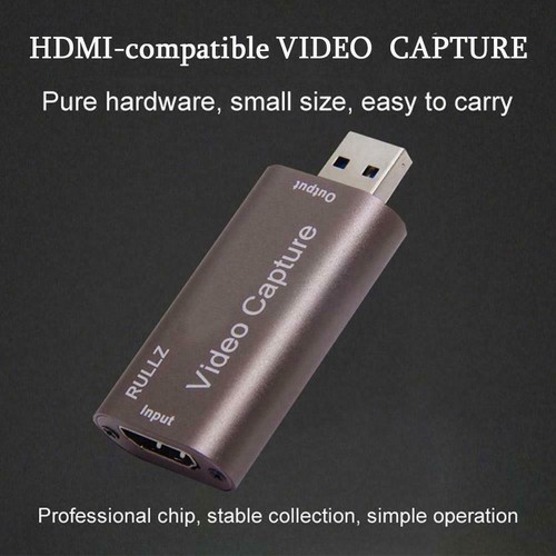 Video Capture Card 1080P 4K HDMI to USB 3.0 Audio Game Recording Live Streaming - Picture 13 of 14