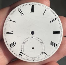1 5/8" Antique Pocket Watch Face Dial PART REPAIR Pocketwatch Timepiece Parts