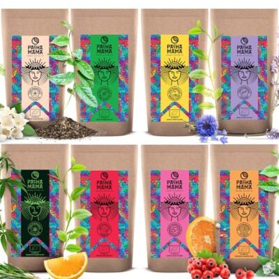 Guayusa Tee Bio Pachamama Energy Guarana Koffein Mild Frisch ohne Stöcke 100-1kg