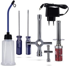 Starter Kit Démarrage Voiture Thermique Chauffe Bougie Chargeur Clé Pissette...