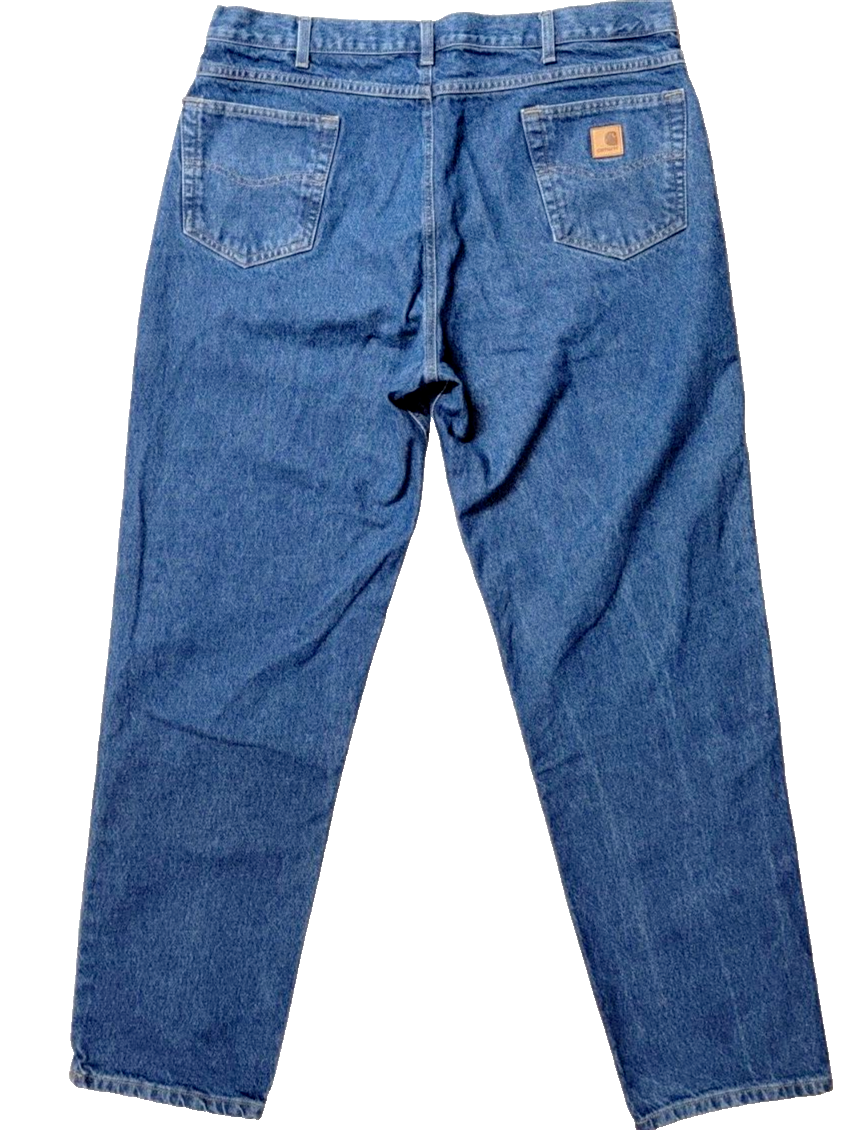 Vintage Carhartt B17 DST Relaxed Fit Tapered Indigo Denim Vintage Carhartt B17 DST Relaxed Fit Tapered Indigo Denim