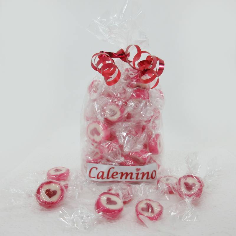 Bolsa de regalo hecha a mano rocas dulces corazones día de San Valentín aniversario de boda 150 g