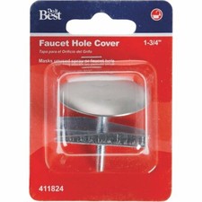 411824 Do it 1-3/4 In. Faucet Hole Cover Brushed SS