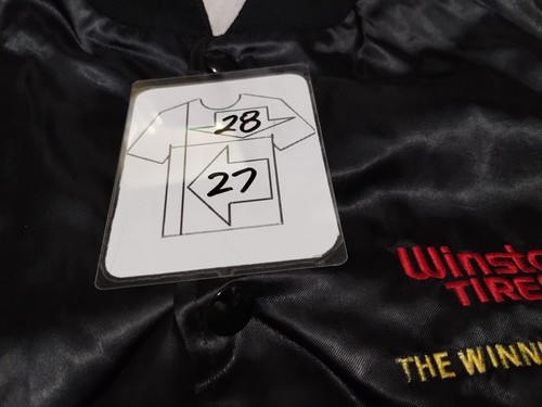 Cappotto giacca raso pneumatici Winston vintage defunto California Tire Company negozio - Foto 2 di 5
