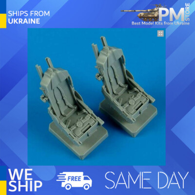 Quickboost 48489 1/48 F-5F Tiger II ejection seats w/ safety belts for AFV Club