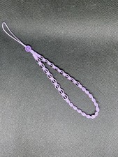 Purple Macrame Phone Wrist Strap, Keychain Strap, Camera Strap, Key Strap