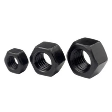 Black Hex Nut M2 M3 M4 M5 M6-M30 High Strength 8.8 Level Hex Head Nuts Fastener