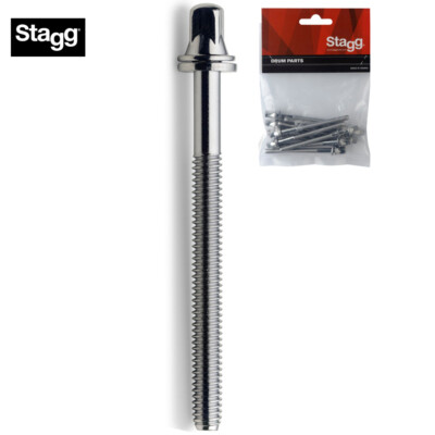 Stagg 4A-HP Tension Rod for Drum Heads (10 pcs) - 7/32 US x 65mm 2.56 inch US