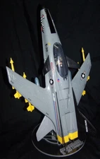 Acrylic display stand for GI Joe X-30 Conquest & Cobra Python Patrol vertical