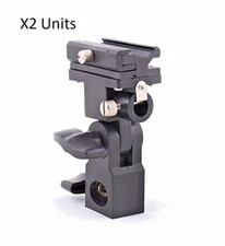 Generic Flash Bracket Swivel Umbrella Holder Studio Tilting (2 units)