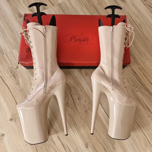 Pleaser Beyond 1050 taglia 42 (US12) beige - nuovo con scatola - Foto 4 di 4