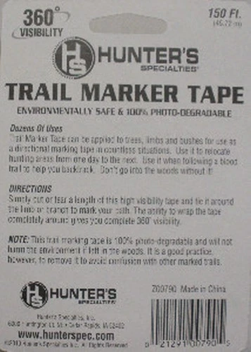 Hunters Specialties 00790 Trail Marker Flagging Tape - Image 3 of 3