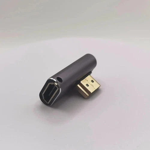 Right Angle HDMI-Compatible 2.1 Adapter | 8K @60Hz | HDMI Male to Female 90°