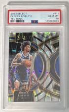 2023 Panini Select TECTONIC PRIZM / Dereck Lively ROOKIE / PSA 10 GEM MINT