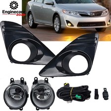 For 2012 2013 2014 Toyota Camry Clear Fog Lights Driving Lampswiring Switch Kit