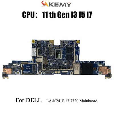 For DELL Latitude 13 7320 2-in-1 Laptop Motherboard LA-K241P i5 i7 0TNW0H 0H239K